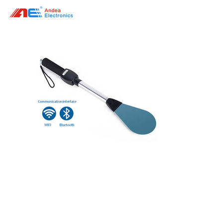 860~960Mhz UHF RFID Okuyucu Ekrani olan Kablosuz Mavi Diş El Tarayıcısı