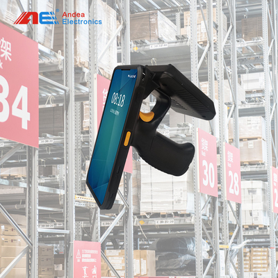 Depolama Tarama Envanteri RFID El Terminali, Çoklu İletişimi, Barkod ve QR Kod Tarayıcıyı Destekler