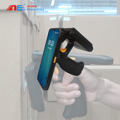 Uzun Menzilli 860-960MHz RFID El Okuyucu ISO18000-6C Android RFID Etiket Okuyucu RFID Okuyucu UHF