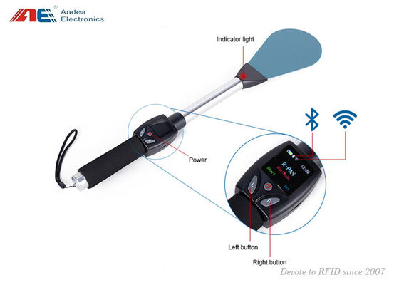 Stok Yönetimi İçin Şarj Edilebilir UHF Değnek Okuyucu Raf Çubuğu RFID Okuyucu